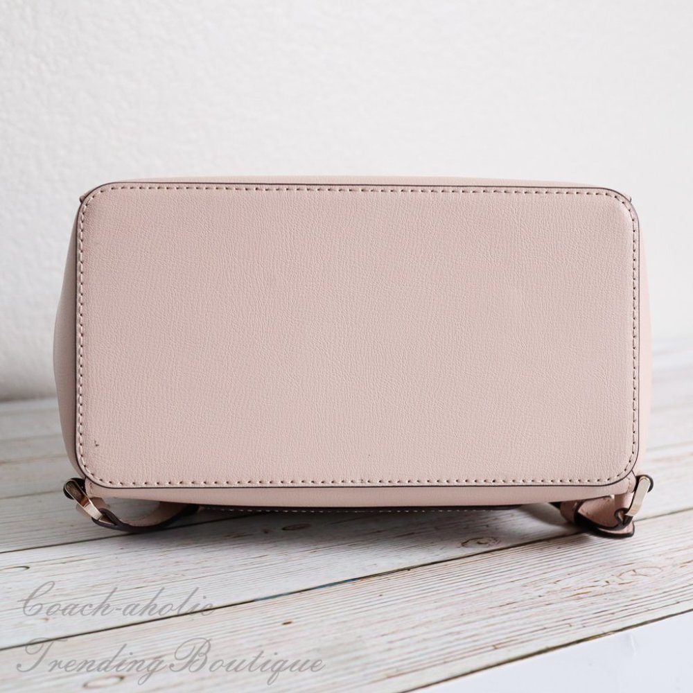 NWT Kate Spade Adel Flap Backpack in Warmbeige - Picture 9 of 12